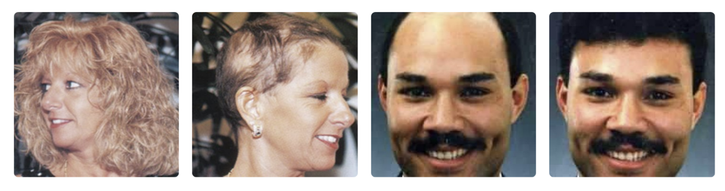 women and man befor and after